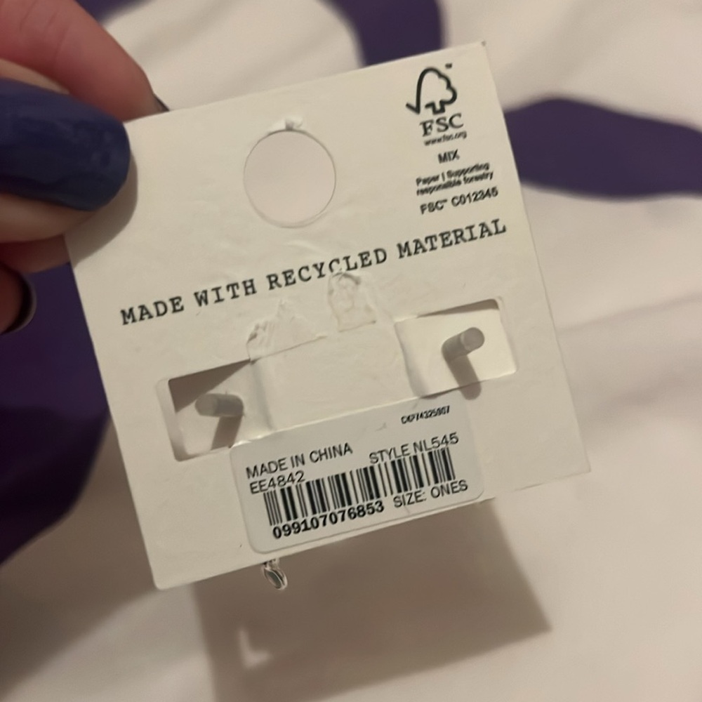 💎 Madewell stacked stone earrings NWT 💎 - Picture 4 of 4
